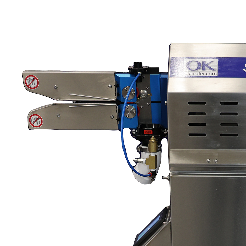 Bag top trimmer add-on for supersealer