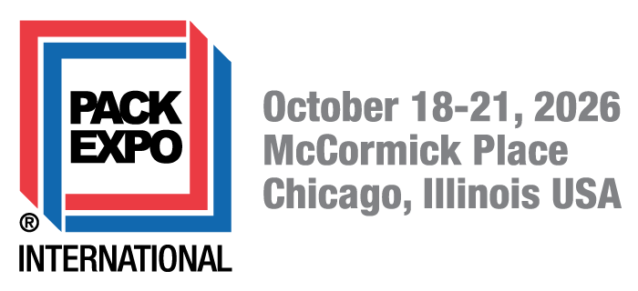 Pack expo Chicago Logo with event dates of October 18 through 21, 2026